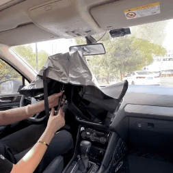 مظلة السيارة الفعالة - حافظ على سيارتك من أشعة الشمس