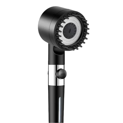 رأس دوش ذكي – ضغط ماء قوي، دوران 360°، وتوفير فالفاتورة